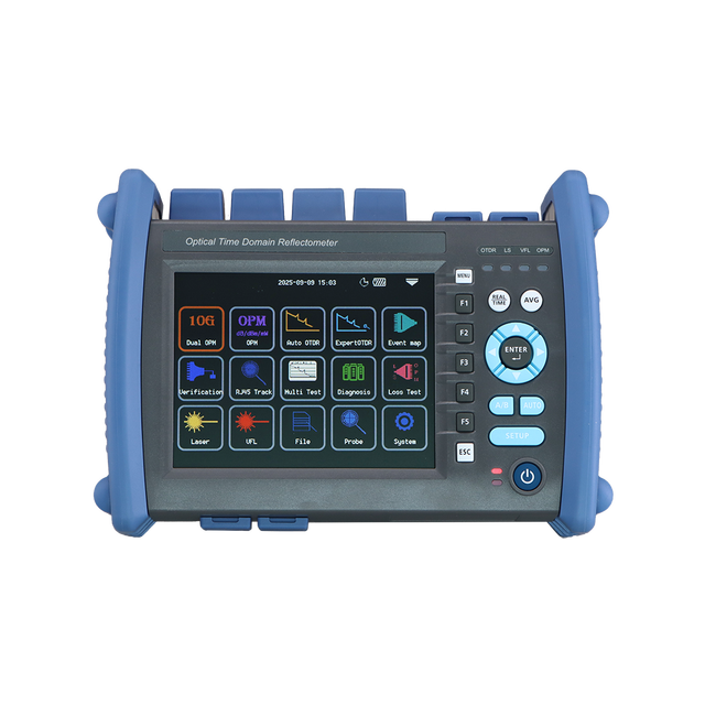 15 in 1 OTDR Fiber Optic Reflectometer OT302 Lose Test RJ45 VFL OLS OPM Event Ethernet Cable Tester Professional OTDR FC SC LC