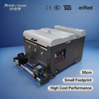 Machine de séchage et de saupoudrage DTF PrintVision 50 cm, four de polymérisation pour applicateur de poudre TPU 20 pouces avec enrouleur automatique à induction