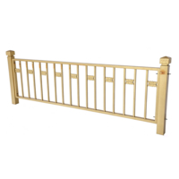 Panneaux de clôture en fer forgé de conception moderne pour l'extérieur et clôture en treillis métallique pour jardin avec un design élégant