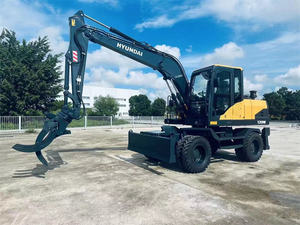 Lage Prijs Hyundai 120W Graafmachines 12ton Gebruikt Hyundai 120 120W 210 150 Wiel Graafmachines Tweedehands Wiel Digger - Product Image 2