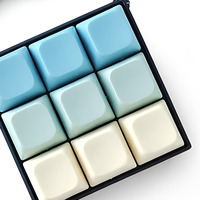 Testeur de commutateurs de clavier à neuf touches, porte-clés anti-stress en plastique, pendentif de décompression avec logo personnalisé