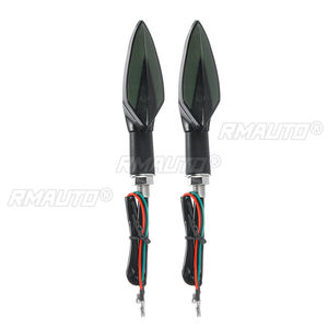 2 pièces, clignotants LED 12V pour moto, feux de signalisation pour Yamaha MT07 MT09 pour Honda - Product Image 4