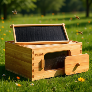 Kit de Inicio de Apicultura Db Wholesale: Caja Profunda para Colmena de 10 Cuadros, Madera de Cedro Natural - Product Image 2