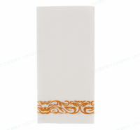 Impression personnalisée de papier de serviette Airlaid en bois vierge de luxe coloré ou serviettes en papier ordinaire