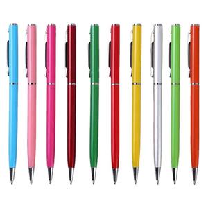 Stylo à bille en métal personnalisé avec logo pour la promotion d'entreprise, largeur d'écriture de 1,0 mm, encre noire non effaçable, cadeaux originaux - Product Image 4