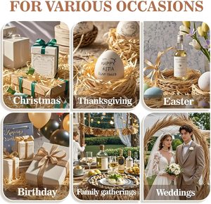 32001 Đầy Màu Sắc Raffia Cỏ Bọc Ribbon Bó Hoa Trang Trí Thủ Công Mỹ Nghệ Cho Giáng Sinh Và Sinh Nhật Giấy Thủ Công Mỹ Nghệ - Product Image 2