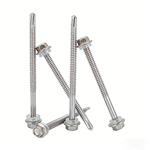 Tornillos Autoperforantes de Cabeza Hexagonal Exterior M5.5 con Revestimiento de Zinc de Fábrica Bibo Yaente - Fijaciones de Cola de Golondrina para Construcción Métrica - Product Image 3