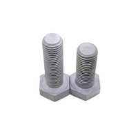 Vente d'usine : Boulons et écrous hexagonaux en acier inoxydable 304/316 M6 M8 M10 M12x100mm, boulons hexagonaux galvanisés à chaud de grade 4.8/6.8/8.8