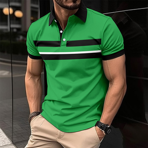 <span class=keywords><strong>Polo</strong></span> da Uomo Estive Personalizzate, T-shirt Sportive Casual, <span class=keywords><strong>Polo</strong></span> a Rapida Asciugatura con Stampa in Sublimazione - Product Image 3