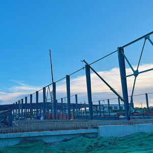 Preab đúc sẵn khung thép xe nhà để xe di động đổ cấu trúc xây dựng kim loại vật liệu xây dựng kho cung cấp - Product Image 2