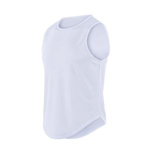 Camisetas sin mangas al por mayor para hombre, estilo casual de verano, ropa deportiva, material ligero, corte de axila amplio, cuello redondo, camisetas sin mangas para hombre - Product Image 5