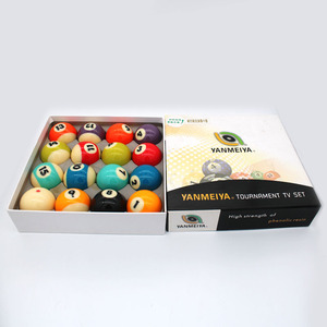 YANMEIYA Ensemble complet <span class=keywords><strong>de</strong></span> 16 billes <span class=keywords><strong>de</strong></span> <span class=keywords><strong>billard</strong></span> colorées <span class=keywords><strong>de</strong></span> 57,2 mm, design Dragon à un œil, pour tournoi, personnalisable, 3,5 kg - Product Image 6