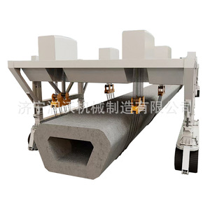 Elevador de vigas transversales para carga, descarga y transferencia de puentes grandes con ruedas sólidas resistentes al desgaste y cilindro de suspensión - Product Image 5