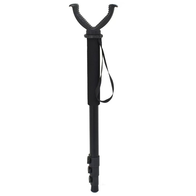 1.42M Outdoor  Portable Aluminum Alloy Adjustable Outdoor Tactical Hunting Tripod with V Yoke Bracket