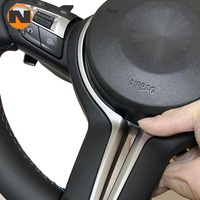 Volant en cuir classique M Sport pour M3/M5/M4/M6 E46 E60 E70 Série F Couleurs personnalisables