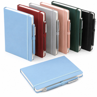 Carnet de notes de poche A7 pour étudiants et usage professionnel, carnet miniature en cuir à feuilles mobiles