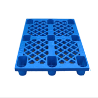 Palette plate en plastique à grille maillée résistante à l'usure de 9 pieds, charge dynamique de 0,5T pour entrepôt industriel
