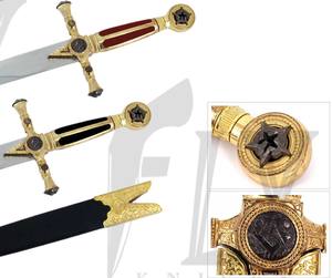 Épée à double tête de lion de <span class=keywords><strong>Geralt</strong></span> de Rivia, populaire du film <span class=keywords><strong>The</strong></span> <span class=keywords><strong>Witcher</strong></span> <span class=keywords><strong>3</strong></span> Wild Hunter - Product Image 4