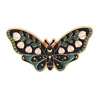 Alfileres de esmalte duro tipo abeja dura personalizados, insignia de solapa bonita, alfileres divertidos de polilla, sombreros, ropa decorativa para hombres y mujeres, broches, alfileres, regalos