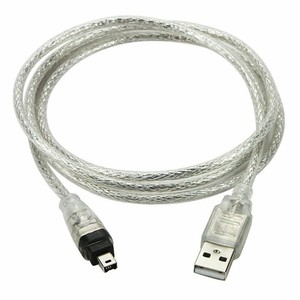 สายดาต้า IEEE 1394 <span class=keywords><strong>Firewire</strong></span> 4 พิน ถึง 6 พิน สำหรับกล้องและการ์ดบันทึกวีดีโอ พร้อมแกนทองแดงและการถ่ายโอนข้อมูล - Product Image 2
