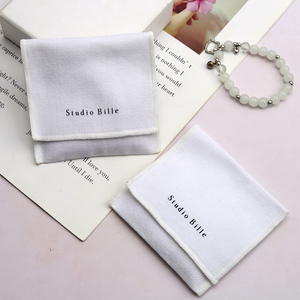 Custom Logo Printed Cotton Twill <b>Envelopes</b> Bag for Jewelry Hairpin Brooch Packaging Cotton Twill <b>Envelopes</b> Dust Pouch - Product Image 5