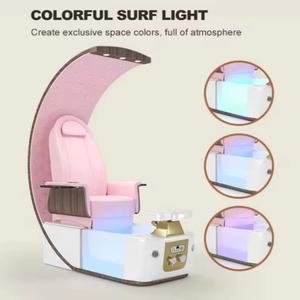 Fauteuil de pédicure professionnel de luxe moderne pour salon de manucure et de massage des pieds - Product Image 3