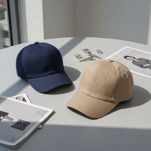 Casquette de baseball unisexe ajustable pour adulte, 6 panneaux, élégante, personnalisable en usine (OEM), 100 % polyester, broderie unie - Product Image 3