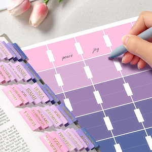 Tùy Chỉnh Có Thể Đọc Được Kinh Thánh Tab Dính Kinh Thánh Chỉ Mục Tab Cho Kinh Thánh Những Người Yêu Thích Với Cuốn Sách Đầy Màu Sắc Đánh Dấu <span class=keywords><strong>Sticker</strong></span> - Product Image 4