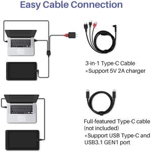 Kamvas 13 Gs1331 Pen Touch Digitale Grafische <span class=keywords><strong>Tablet</strong></span> Met Schermtekening <span class=keywords><strong>Tablet</strong></span> Monitor Met Stylus - Product Image 4