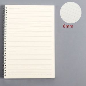 Wj6877 Customized Wholesale A6/A5/B5 Horizontal/Grid/<b>Blank</b> Inner Frosted Transparent Pp Coil <b>Notebook</b> - Product Image 5