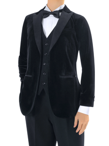 Costume décontracté en velours de haute qualité sur mesure, vêtements de scène de salle de bal, vêtements de soirée, veste de danse lisse pour <span class=keywords><strong>homme</strong></span> - Product Image 1