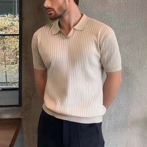Camiseta Polo Básica de Verano para Hombre, de Punto de Algodón, Color Sólido, para Hombre, Ligera, Elegante, para Golf, Negocios - Product Image 1