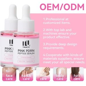 Suero Facial Coreano con Péptidos Rosados PDRN, Personalizado <span class=keywords><strong>OEM</strong></span> ODM, para una Piel Radiante, Hidratante, Reafirmante, con Niacinamida Blanqueadora - Product Image 5