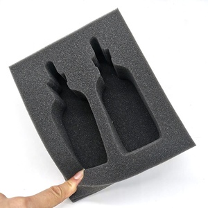 Boîte personnalisée découpée en <span class=keywords><strong>mousse</strong></span> d'emballage pour flacon compte-gouttes insert en <span class=keywords><strong>mousse</strong></span> éponge PU absorbant les chocs emballage <span class=keywords><strong>de</strong></span> produits <span class=keywords><strong>forme</strong></span> personnalisée - Product Image 4