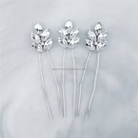 Broche à cheveux en strass ES172, accessoire pour femmes et filles, idéal pour la mariée