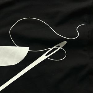 Camiseta de Manga Larga con Logotipo Personalizado, Serigrafía Desgastada, Cuello Alto, Transpirable, de Secado Rápido, 100% Algodón, para Hombre - Product Image 4