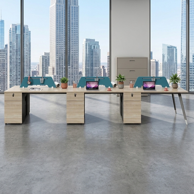 Modern Office Cubicle Workstation Work Computer Desk Employee Seat Partition Luxury Executive Table Furniture Set Wholesale