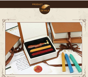 Kit de sellos de cera de diseño personalizado, conjunto de sellos de <span class=keywords><strong>boda</strong></span> para tarjetas, sobres, invitaciones - Product Image 4