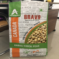 Sac de grain tissé en pp de 50kg, grains de haricots vierges, grains de maïs, farine d'avoine, riz, légumes, graines d'herbe