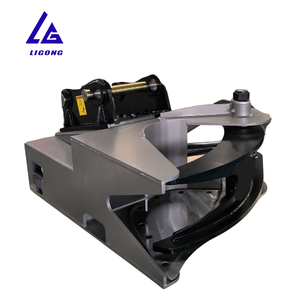 Cisaille hydraulique pour arbres pour mini-excavatrice de 1,5 à 3,5 tonnes, coupe-bois compact avec grappin pour la taille des vergers et le débroussaillage des clôtures - Product Image 2