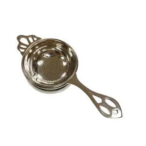 大型销售高级泡茶器多功能滤茶器定制厨房食品筛，带坚固的金属手柄