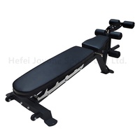 Capacité robuste 1000LB Multifonction Sit Up Banc Haltère Tabouret Inclinaison plate Baisse de poids réglable