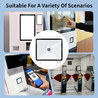 Módulo Escáner de Códigos QR y Códigos de Barras FUWEI con Ventana de Escaneo Amplia, Interfaz USB y COM con Orificio S60 para Tornillo, en Stock