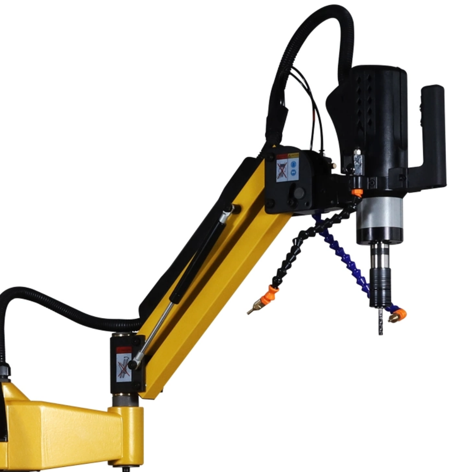 M16 Servo Motor Tapper Thread Tapping Machine Automatic Oiling and Air ...
