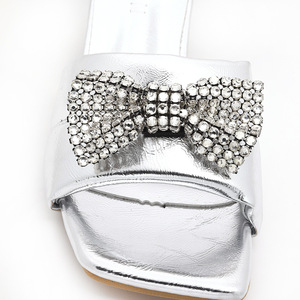 Crystal <b>Bow</b> Hair Clip 10 Cm Rhinestone DIY Jewelry Accessory For Party Fashion Hairwear - Product Image 5