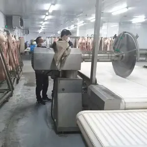Pig Slaughterhouse Equipment Boneless And Trim Conveyor For Pork Slaughter Processing Plant