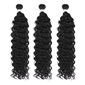 Extensions de cheveux naturels ondulés (Water <span class=keywords><strong>Wave</strong></span>) de 24 à 40 pouces, qualité supérieure 12A, non-Remy, vente en gros - Product Image 2