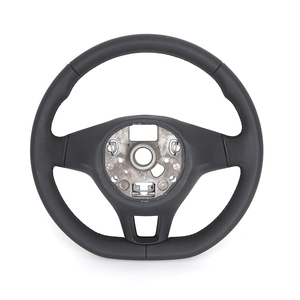 Volante de Cuero Personalizado para Volkswagen <span class=keywords><strong>VW</strong></span> Golf 5 6 7 MK7 <span class=keywords><strong>Polo</strong></span> <span class=keywords><strong>GTI</strong></span> Passat B8 CC Tiguan Jetta Arteon Variant Vento T-Roc - Product Image 5