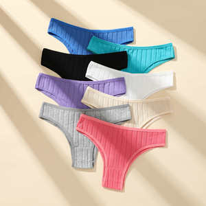 Slip da Donna in Cotone Traspirante e Morbido, Mutandine Classiche con Cuciture, Intimo Femminile - Product Image 1