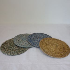 Round Water Hyacinth <b>Placemat</b> Handmade Nature <b>Woven</b> <b>Placemats</b> Customized Size And Color Wholesale - Product Image 2